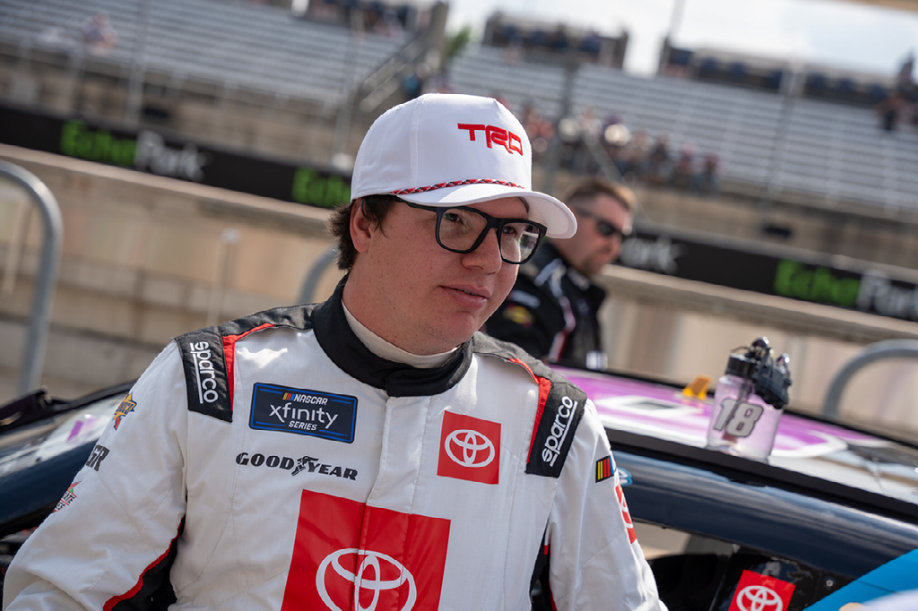 Sheldon Creed, driver of the #18 Toyota Supra